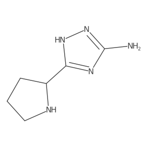 5-(pyrrolidin-2-yl)-1H-1,2,4-triazol-3-amine Structure