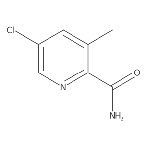 5-Chloro-3-methylpicolinamide结构式