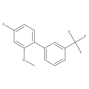 1,1a(2)-Biphenyl, 4-fluoro-2-methoxy-3a(2)-(trifluoromethyl)- Structure
