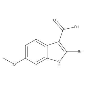 2-Bromo-6-methoxy-1H-indole-3-carboxylic acid Structure
