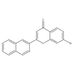 7-Bromo-2-isoquinolin-3-yl-chromen-4-one结构式