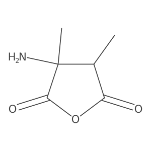 2,5-Furandione, 3-aminodihydro-3,4-dimethyl- Structure