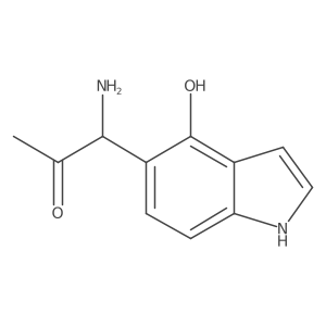 2-Propanone,1-amino-1-(4-hydroxy-1h-indol-5-yl)-结构式