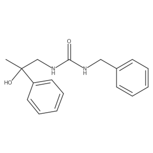 1-Benzyl-3-(2-hydroxy-2-phenylpropyl)urea Structure