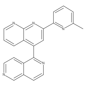 2-(6-Methyl-pyridin-2-yl)-4-([2,6]naphthyridin-1-yl)-[1,8]naphthyridine Structure