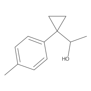 1-[1-(4-Methylphenyl)cyclopropyl]ethan-1-ol Structure