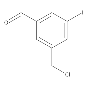 3-(Chloromethyl)-5-iodobenzaldehyde结构式