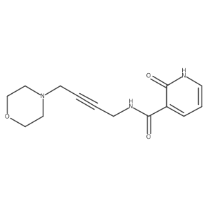 N-(4-morpholinobut-2-ynyl)-2-oxo-1H-pyridine-3-carboxamide Structure