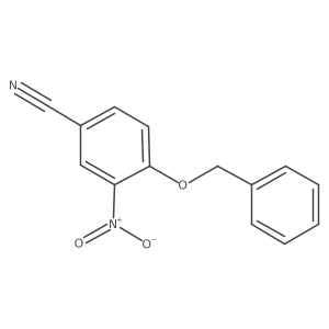 4-(Benzyloxy)-3-nitrobenzonitrile结构式