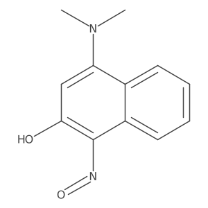 4-(Dimethylamino)-1-nitrosonaphthalen-2-OL Structure
