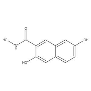 N,3,7-trihydroxynaphthalene-2-carboxamide结构式