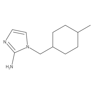 1-[(4-methylcyclohexyl)methyl]-1H-imidazol-2-amine Structure