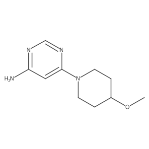 6-(4-Methoxypiperidin-1-yl)pyrimidin-4-amine Structure