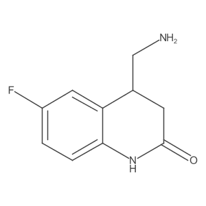 4-(Aminomethyl)-6-fluoro-1,2,3,4-tetrahydroquinolin-2-one Structure