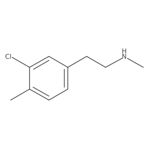 [2-(3-Chloro-4-methylphenyl)ethyl](methyl)amine结构式