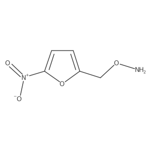 O-[(5-nitrofuran-2-yl)methyl]hydroxylamine结构式