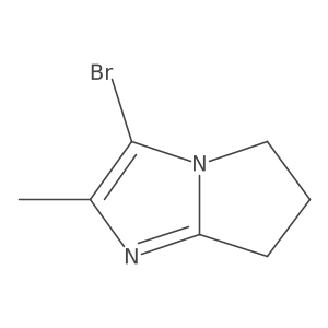 3-bromo-2-methyl-5H,6H,7H-pyrrolo[1,2-a]imidazole Structure