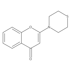 2-(4-Thiomorpholinyl)-4h-1-benzopyran-4-one Structure