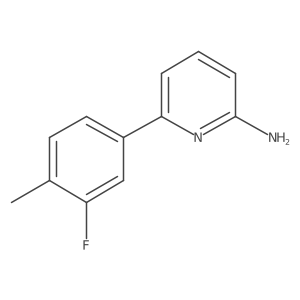 6-(3-Fluoro-4-methylphenyl)pyridin-2-amine Structure