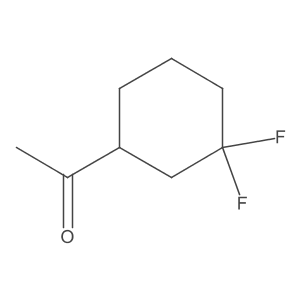 1-(3,3-Difluorocyclohexyl)ethan-1-one结构式