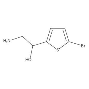 (1R)-2-amino-1-(5-bromothiophen-2-yl)ethan-1-ol Structure