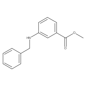 Methyl 3-(benzylamino)benzoate Structure