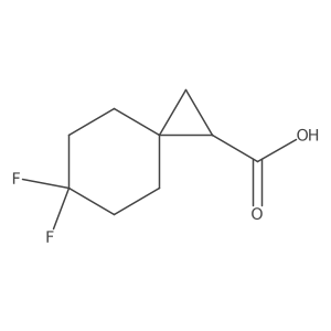 (1S)-6,6-Difluorospiro[2.5]octane-1-carboxylic acid Structure