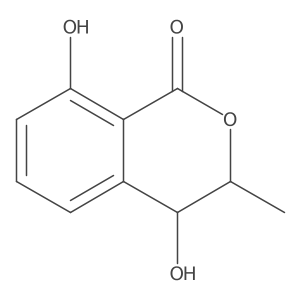 4-Hydroxymellein, (3S-trans)- Structure