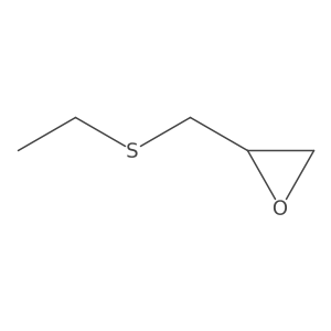 (2R)-2-[(ethylsulfanyl)methyl]oxirane结构式