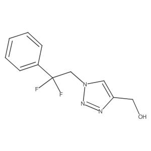 [1-(2,2-difluoro-2-phenylethyl)-1H-1,2,3-triazol-4-yl]methanol Structure