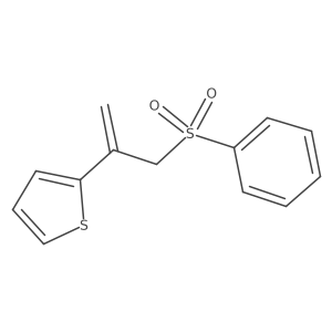 2-[1-[(Phenylsulfonyl)methyl]ethenyl]thiophene结构式