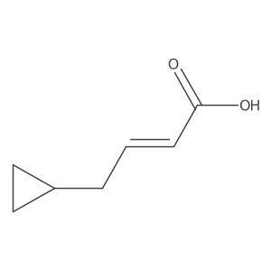 4-Cyclopropylbut-2-enoic acid Structure