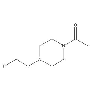 1-(4-(2-Fluoroethyl)piperazin-1-yl)ethanone结构式