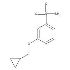 3-Cyclopropylmethoxy-benzenesulfonamide结构式