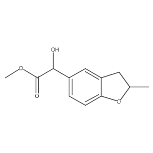 Methyl 2-hydroxy-2-(2-methyl-2,3-dihydro-1-benzofuran-5-yl)acetate Structure