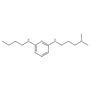 N2-Butyl-N4-[3-(dimethylamino)propyl]-2,4-pyrimidinediamine结构式