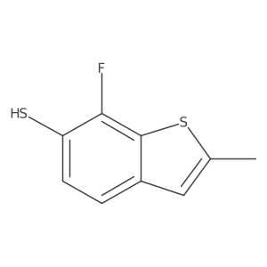 Benzo[b]thiophene-6-thiol, 7-fluoro-2-methyl- Structure
