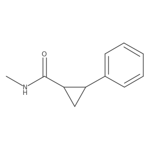 N-methyl-2-phenylcyclopropanecarboxamide Structure
