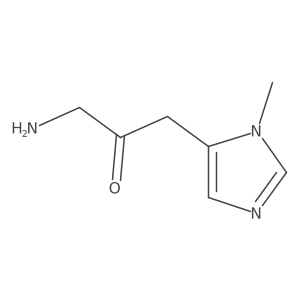1-amino-3-(1-methyl-1H-imidazol-5-yl)propan-2-one Structure