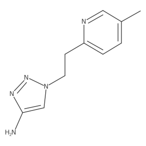 1-[2-(5-methylpyridin-2-yl)ethyl]-1H-1,2,3-triazol-4-amine Structure