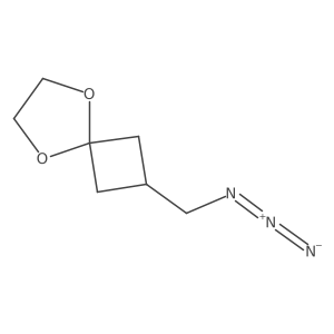 2-(Azidomethyl)-5,8-dioxaspiro[3.4]octane Structure