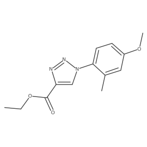ethyl 1-(4-methoxy-2-methylphenyl)-1H-1,2,3-triazole-4-carboxylate Structure