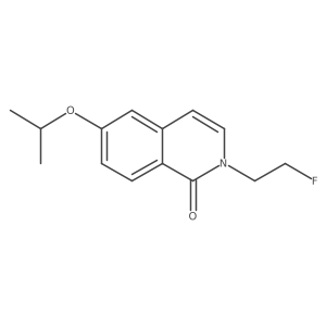 2-(2-Fluoroethyl)-6-isopropoxyisoquinolin-1(2H)-one Structure