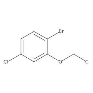 1-Bromo-4-chloro-2-(chloromethoxy)benzene Structure