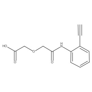 2-{[(2-Ethynylphenyl)carbamoyl]methoxy}acetic acid Structure