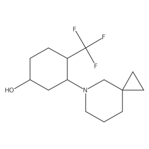 3-{5-Azaspiro[2.5]octan-5-yl}-4-(trifluoromethyl)cyclohexan-1-ol Structure