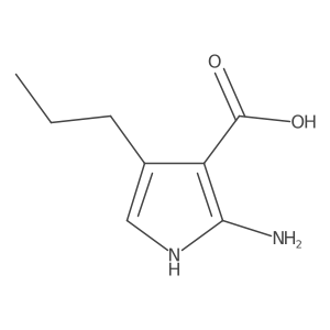 2-amino-4-propyl-1H-pyrrole-3-carboxylic acid结构式