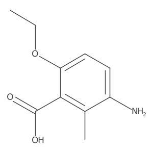 3-Amino-6-ethoxy-2-methylbenzoic acid Structure
