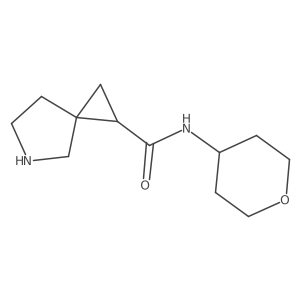 N-(oxan-4-yl)-5-azaspiro[2.4]heptane-1-carboxamide Structure