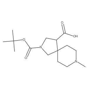 2-[(Tert-butoxy)carbonyl]-8-methyl-2,8-diazaspiro[4.5]decane-4-carboxylic acid Structure